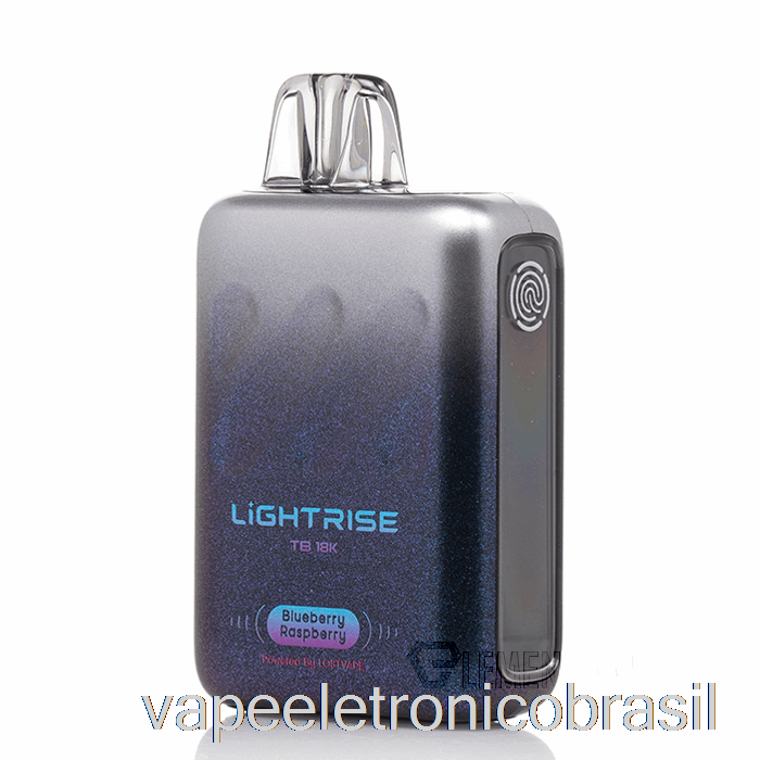 Vape Eletronico Vape Perdido Lightrise Tb 18k Descartável Mirtilo Framboesa